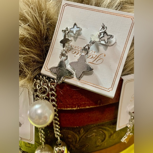 💎ARETES INSPIRACIÓN LV💎White 💎Burgundy 💎#LA3 - Picture 6 of 6